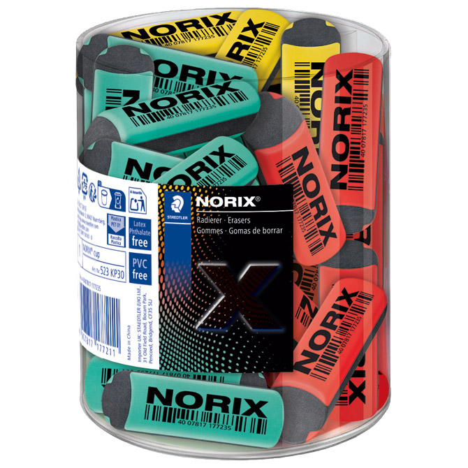 Gumica Norix pk30 Staedtler 523 KP30 sortirano Cijena
