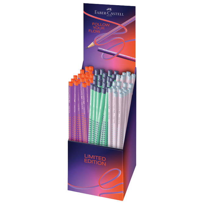 Olovka grafitna B Grip 2001 Flow u čaši pk72 Faber Castell 117026 sortirano Cijena