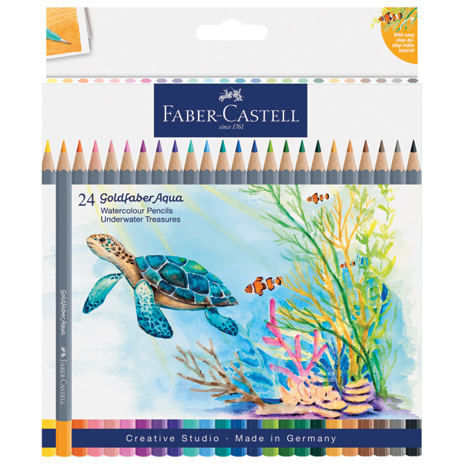 Boje drvene-vodene  24boje Goldfaber Aqua Faber Castell 114617 Cijena