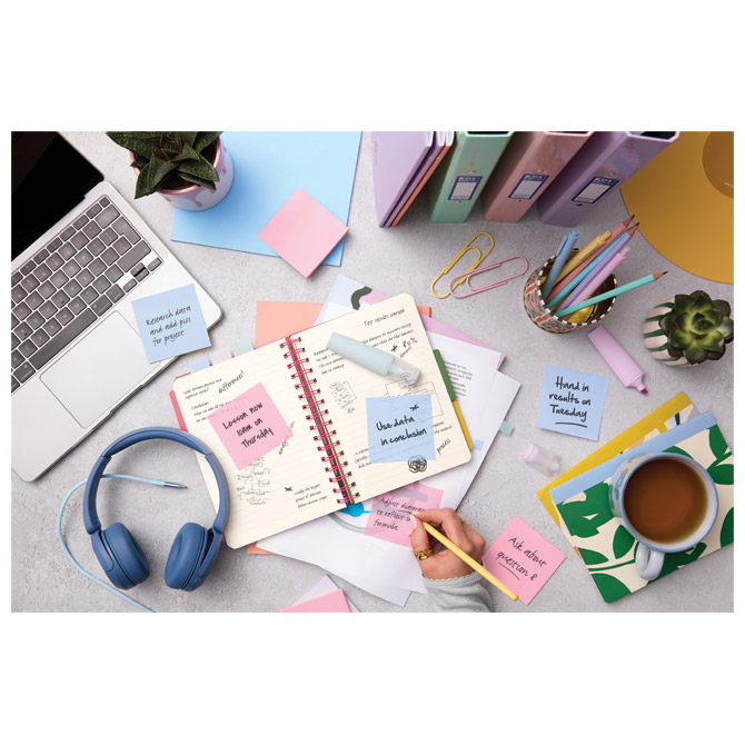 Blok samoljepljiv 73x73 mm 36L Post-it 3M. 600-1TRSPO prozirno rozi blister Cijena