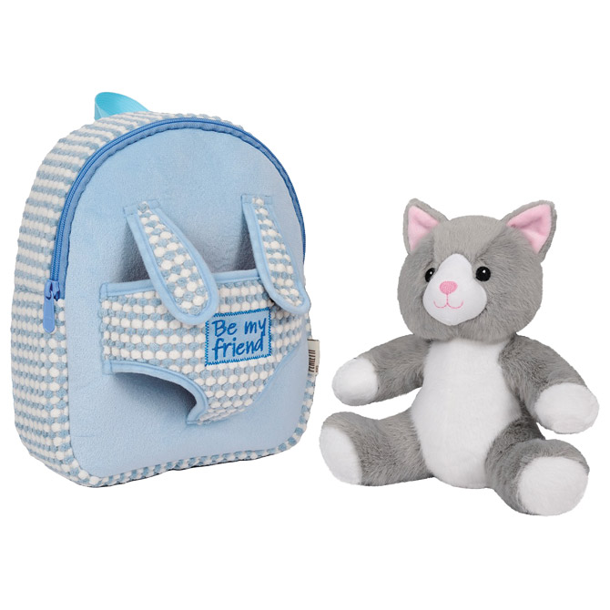 Ruksak mini s odvojivim plišancem Silver Cat Perletti 13907 Cijena