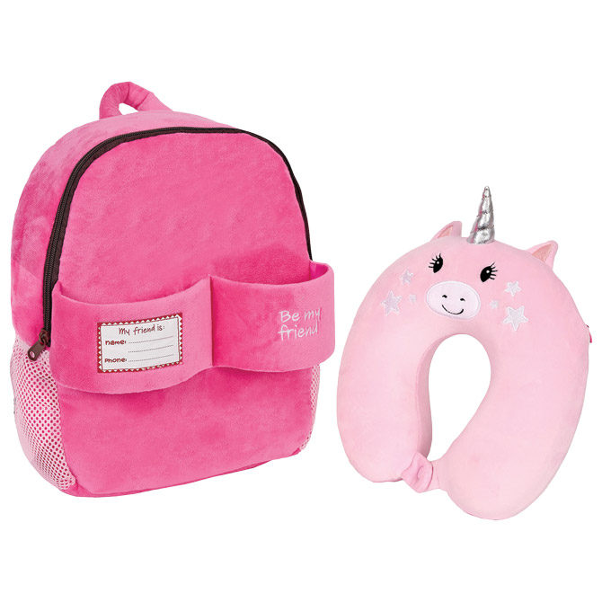 Ruksak mini s odvojivim jastukom za putovanje Lily Unicorn Perletti 13098 Cijena