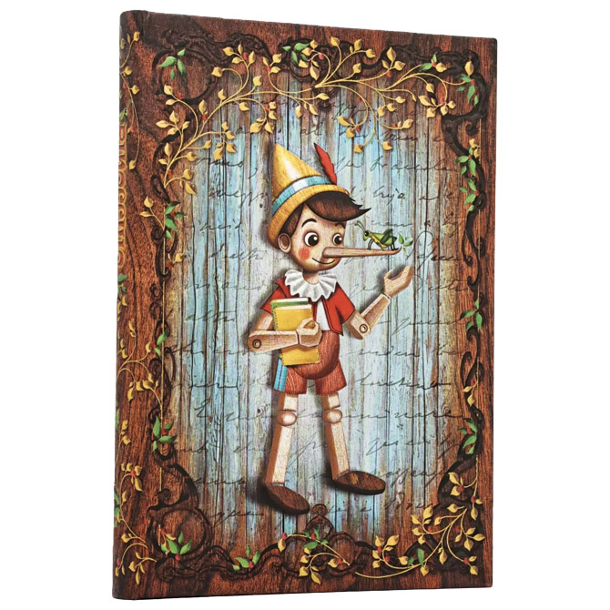 Notes 12x18 cm-midi crte  72 L s gumicom Pinocchio Paperblanks PB1528-5 Cijena