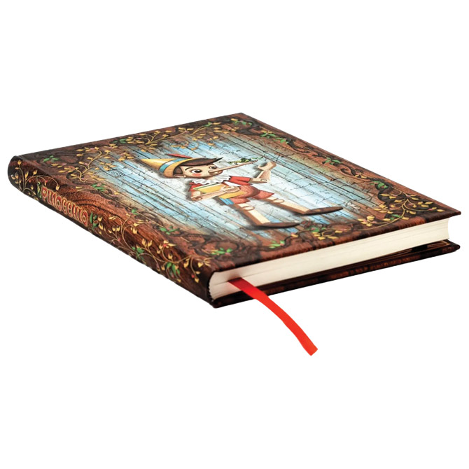 Notes 12x18 cm-midi crte  72 L s gumicom Pinocchio Paperblanks PB1528-5 Cijena