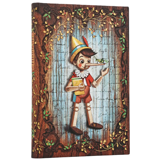 Notes 9x14 cm-mini crte 88 L s gumicom Pinocchio Paperblanks PB1530-8 Cijena