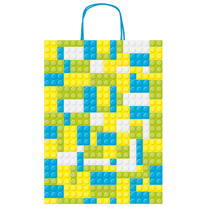 Vrećice ukrasne 26x36x12 cm kockice Rex-Saul Sadoch SDF26-275J pla/zel/žut Cijena