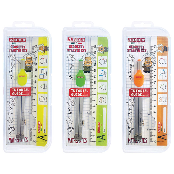 Set ravnalo+šestar  Arda SET2M sortirano blister Cijena