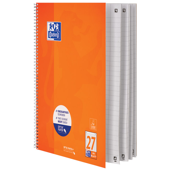 Blok kolegij A4+ crte 80L perforacija+4rupe Classic Oxford 100050360 narančasti Cijena