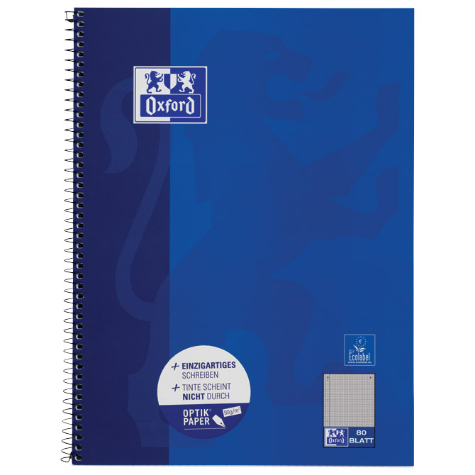 Blok kolegij A4+ karo 80L perforacija+4rupe Classic Oxford 100050358 plavi Cijena