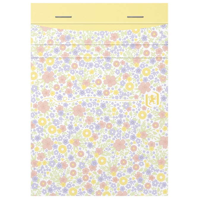 Blok za bilješke A6 crte 80L s naslovnicom Floral pastel Oxford 400094827 sort Cijena
