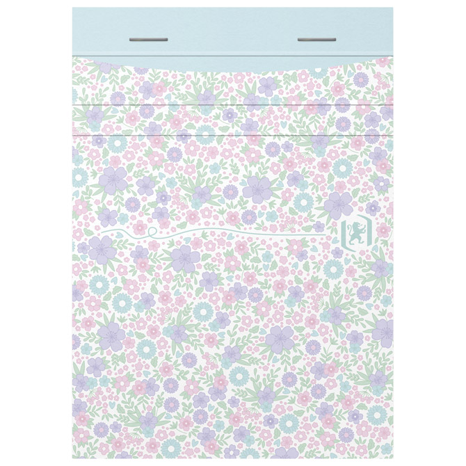 Blok za bilješke A6 crte 80L s naslovnicom Floral pastel Oxford 400094827 sort Cijena