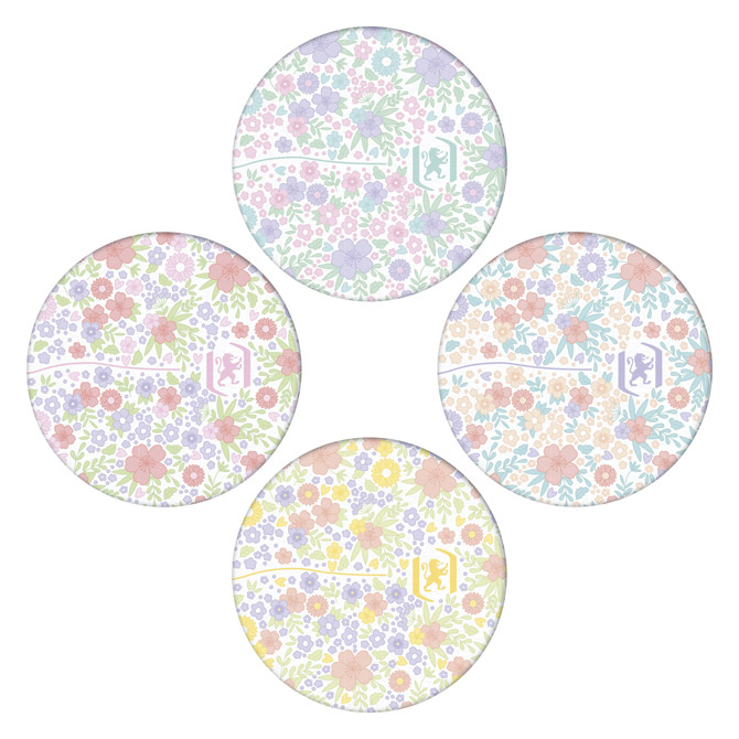 Blok za bilješke A6 crte 80L s naslovnicom Floral pastel Oxford 400094827 sort Cijena