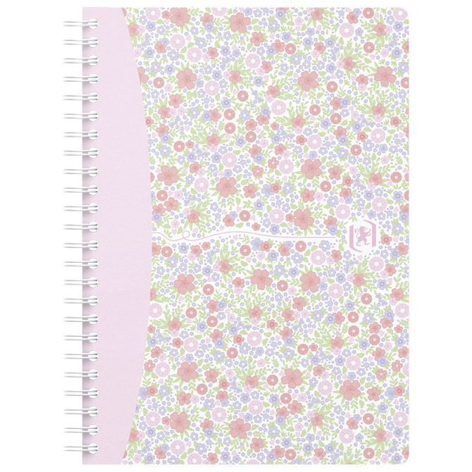 Blok kolegij A5 crte  60L Floral pastel Oxford 400094953 sort Cijena