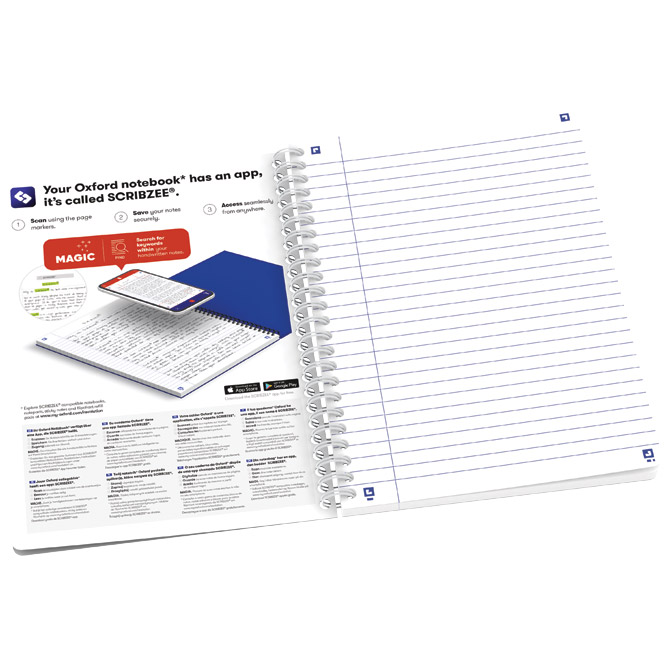 Blok kolegij A5 crte  60L Floral pastel Oxford 400094953 sort Cijena