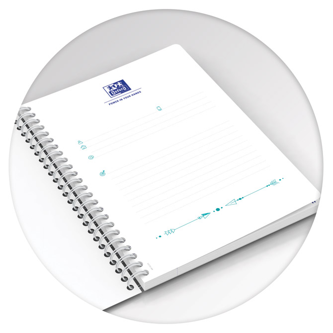 Blok kolegij A5 crte  60L Floral pastel Oxford 400094953 sort Cijena