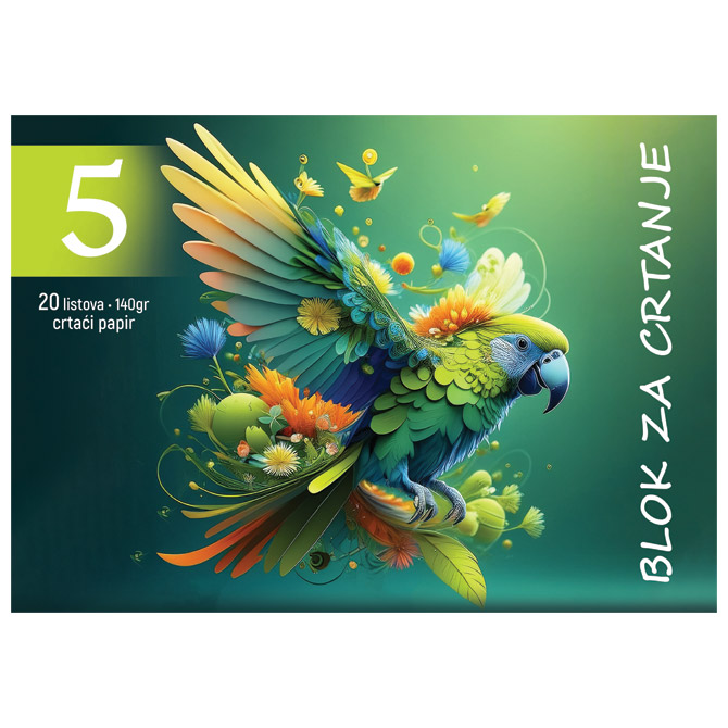 Blok risaći B-V-20 (140g.Aquarell) Connect Cijena