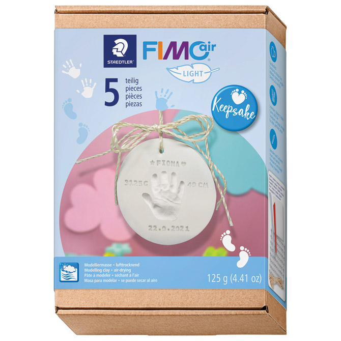 Set za modeliranje Fimo Air Light “Bebin prvi otisak” Staedtler 81 SET S02 blister Cijena