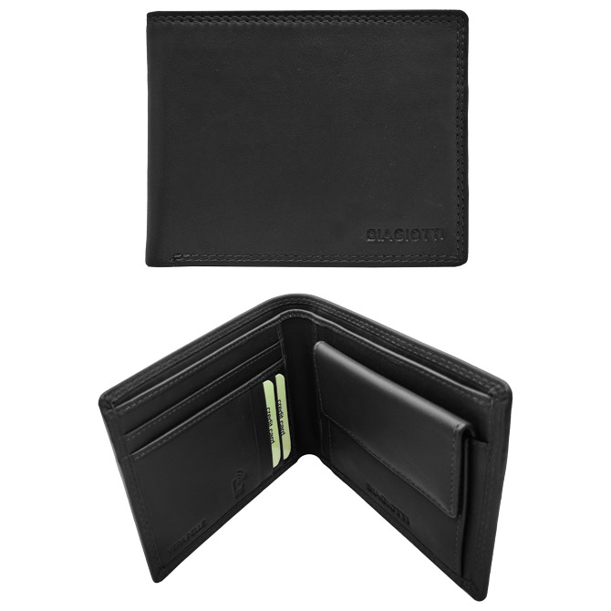 Novčanik kožni muški Biagiotti uomo LB26W-760-42 crni Cijena