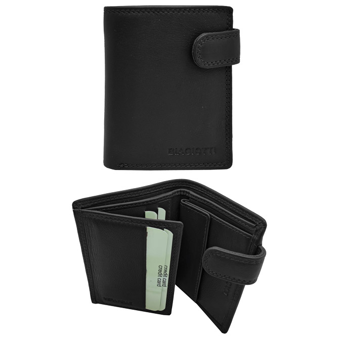 Novčanik kožni muški Biagiotti uomo LB26W-760-82 crni Cijena