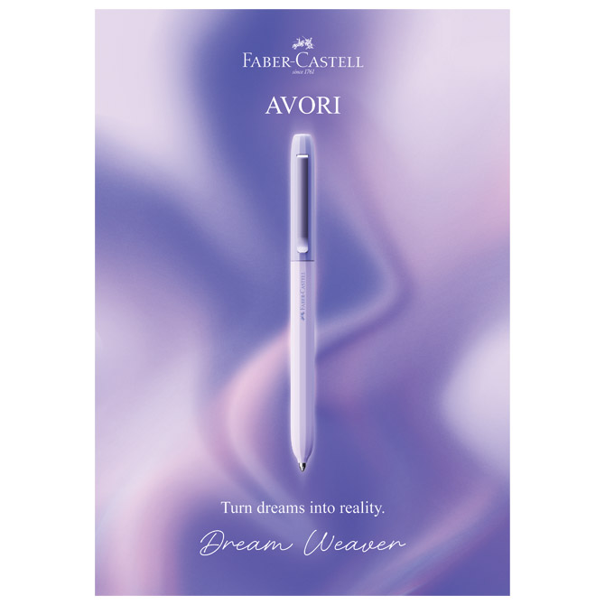 Olovka kemijska Avori Faber Castell 142703 pastelno lila Cijena
