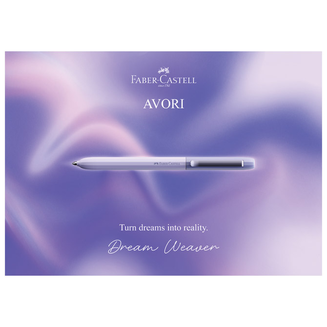 Olovka kemijska Avori Faber Castell 142703 pastelno lila Cijena