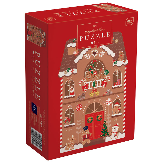 Puzzle 200 kom Christmas “Gingerbread House” Interdruk Cijena