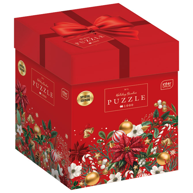 Puzzle 1000 kom Christmas “Christmas Flowers” Interdruk Cijena
