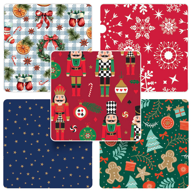 Papir ukrasni rola 70x200 cm Christmas Mix novogodišnji Interdruk Cijena