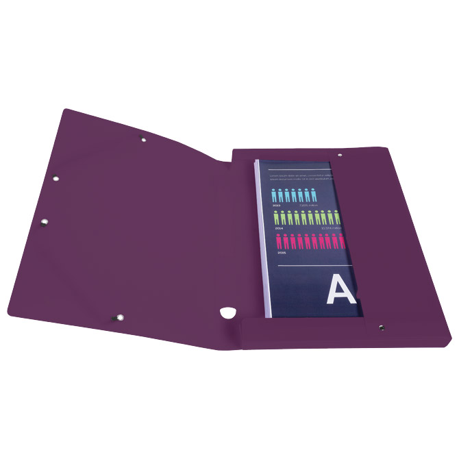 Mapa s gumicom hrbat-40mm A4 pp Exacompta Titane 59730E sort Cijena