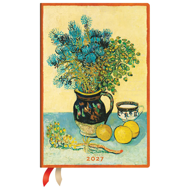 Planer dnevni 2027-9x14cm-mini s gumicom Van Gogh’s Still Life Paperblanks DE1892-7 Cijena
