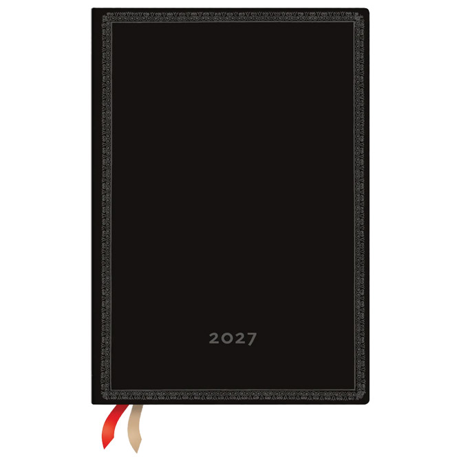 Planer tjedni 2027-12,5x17,5cm-midi horiz s gumicom Black Edition Flexi Paperblanks FE1998-6 Cijena