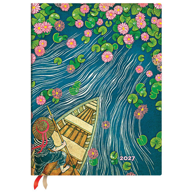 Planer tjedni 2027-17,5x22,5cm-ultra vertikalni s gum. Lotus Paperblanks Flexi FE2017-3 Cijena