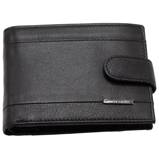 Novčanik kožni muški Pierre Cardin 8806A TILAK 83 crni Cijena