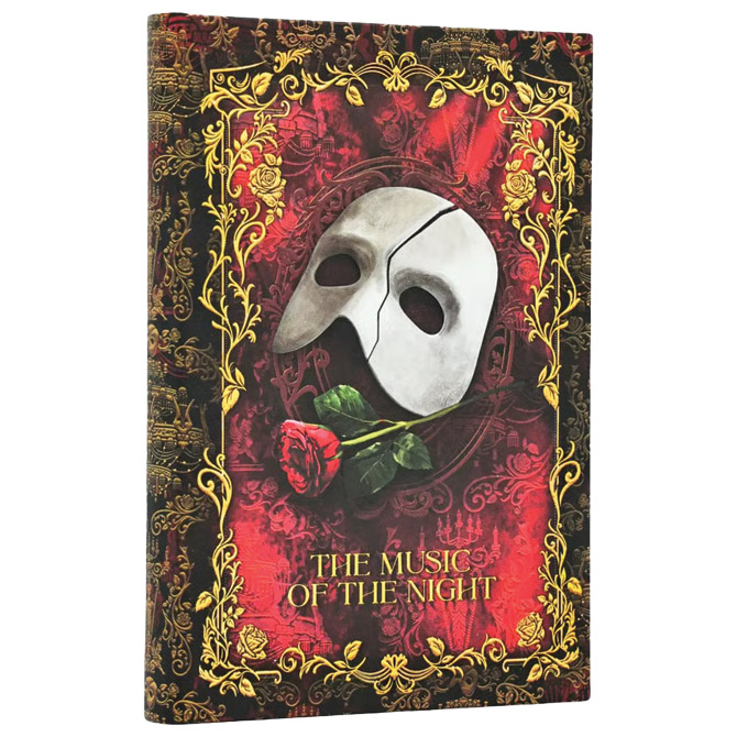 Notes 9x14 cm-mini crte 88L s gumicom Masked Melody Paperblanks PB2383-9 Cijena