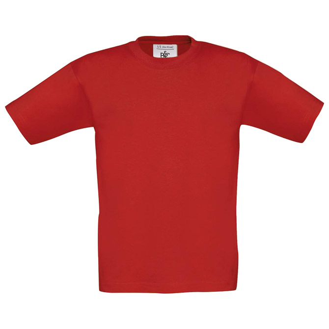 Majica kratki rukavi B&C Exact Kids 150 crvena 9/11 Cijena