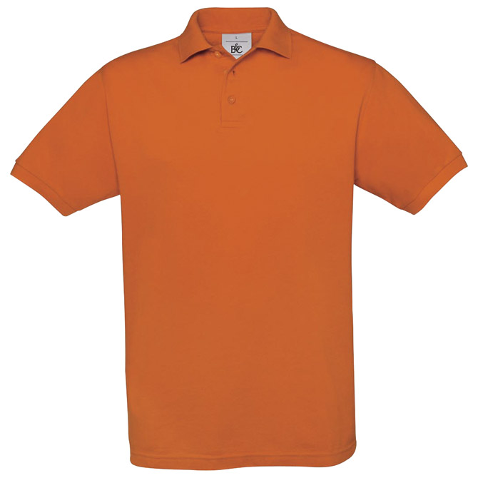 Majica kratki rukavi B&C Safran Polo 180g bundeva XL!! Cijena