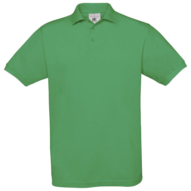 Majica kratki rukavi B&C Safran Polo 180g trava zelena 2XL!! Cijena
