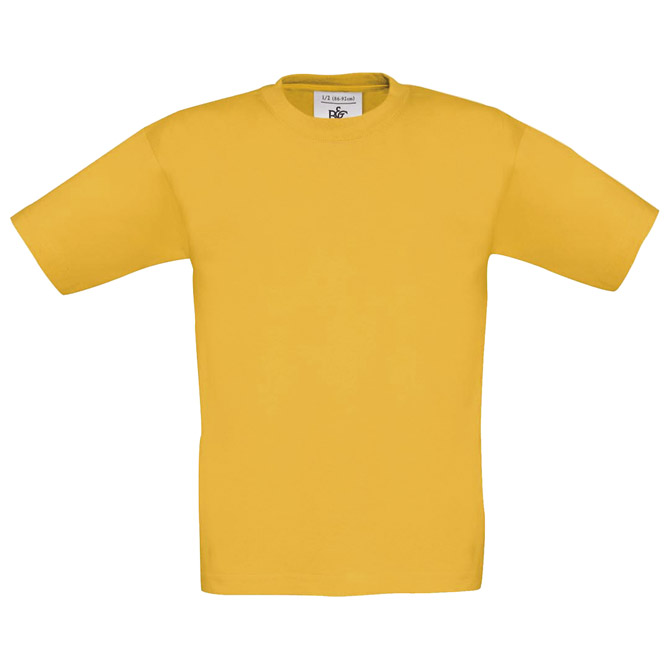 Majica kratki rukavi B&C Exact Kids 150 zlatna žuta 3/4 Cijena