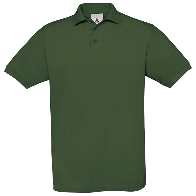 Majica kratki rukavi B&C Safran Polo 180g tamno zelena M!! Cijena