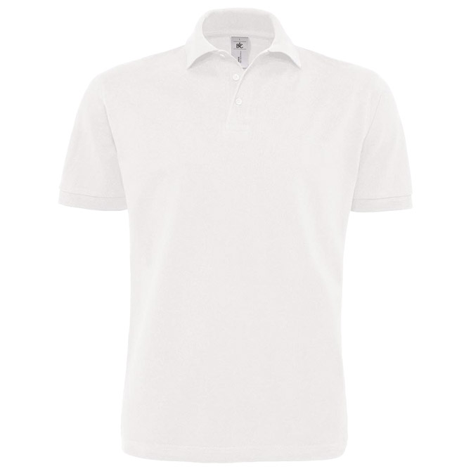 Majica kratki rukavi polo B&C Heavymill 230g bijela 2XL!! Cijena