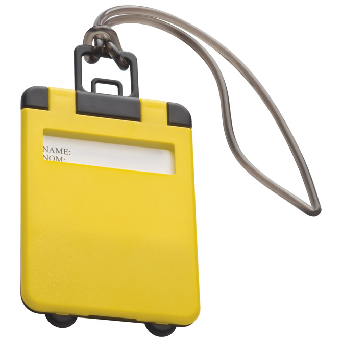 Privjesnica za prtljagu za osobne podatke žuta Cijena