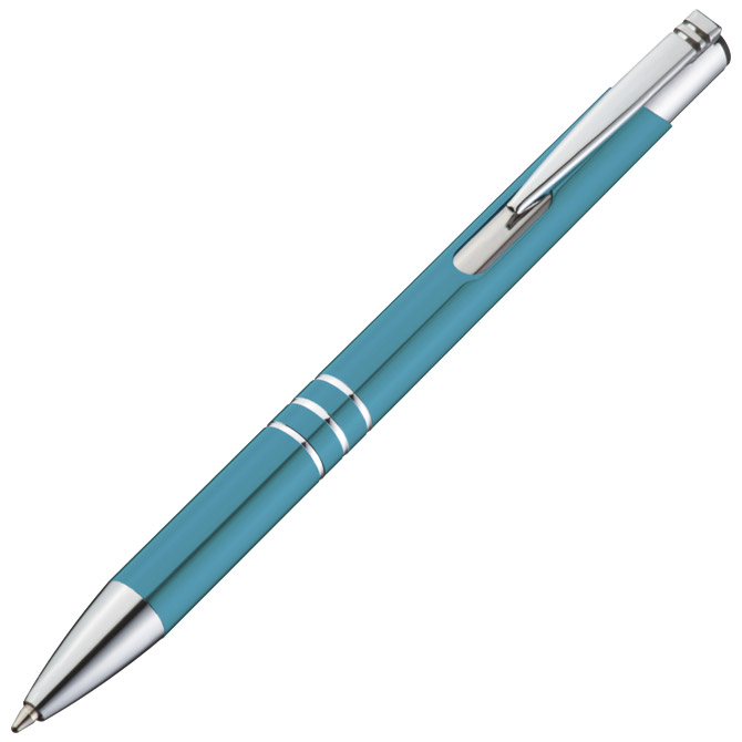 Olovka kemijska metalna Ascot svijetlo plava Cijena