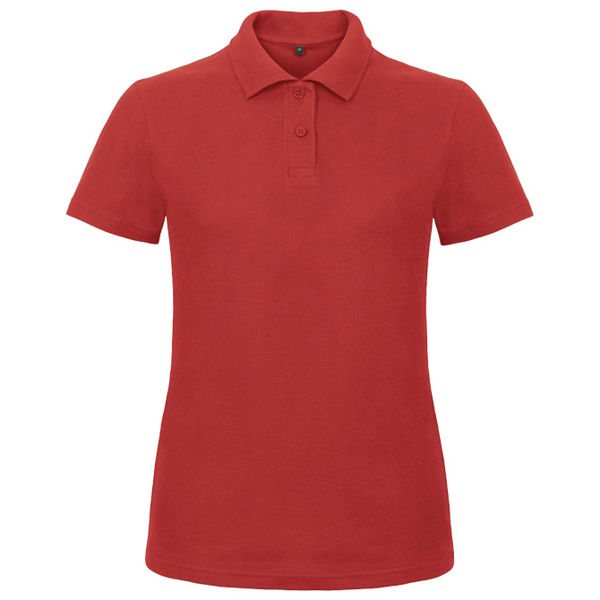 Majica kratki rukavi polo B&C ID.001/women 180g crvena XL Cijena