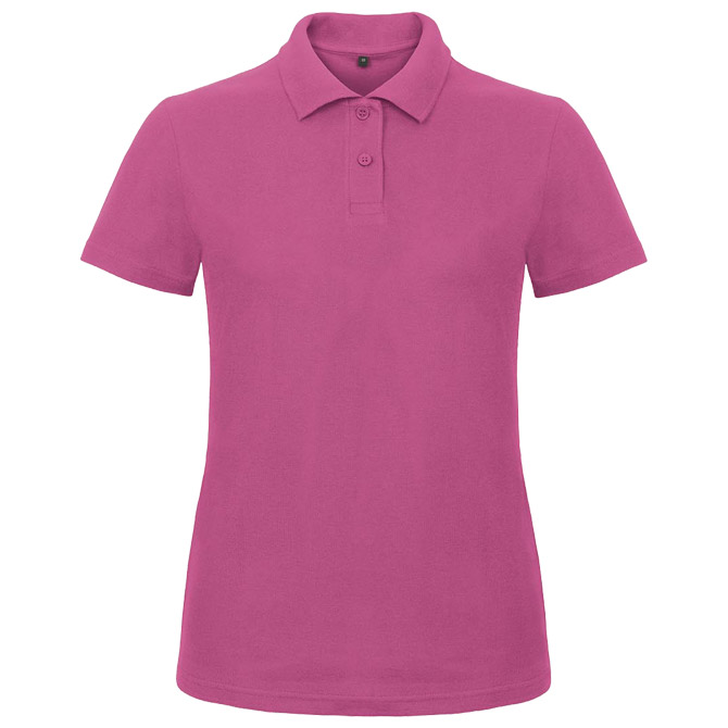 Majica kratki rukavi polo B&C ID.001/women 180g roza L Cijena