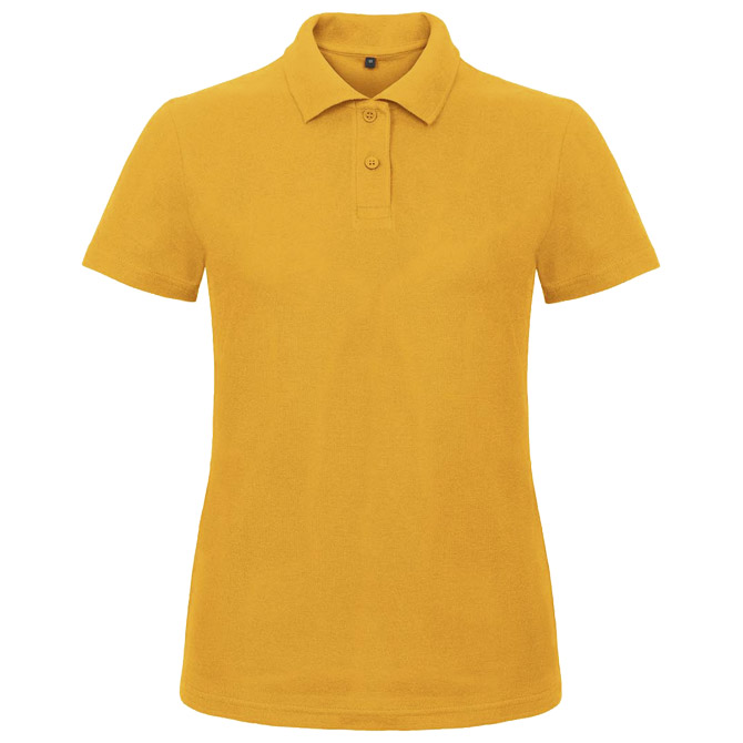Majica kratki rukavi polo B&C ID.001/women 180g zlatno žuta XL Cijena