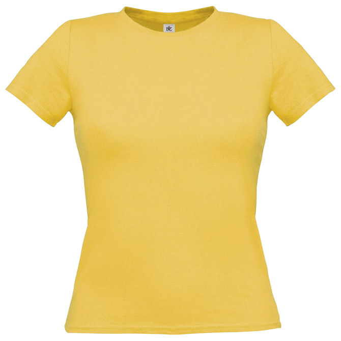 Majica kratki rukavi B&C Women-Only isprana žuta S!! Cijena