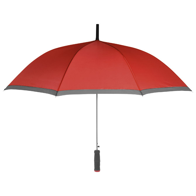 Kišobran automatik s eva guma drškom crveni Cijena