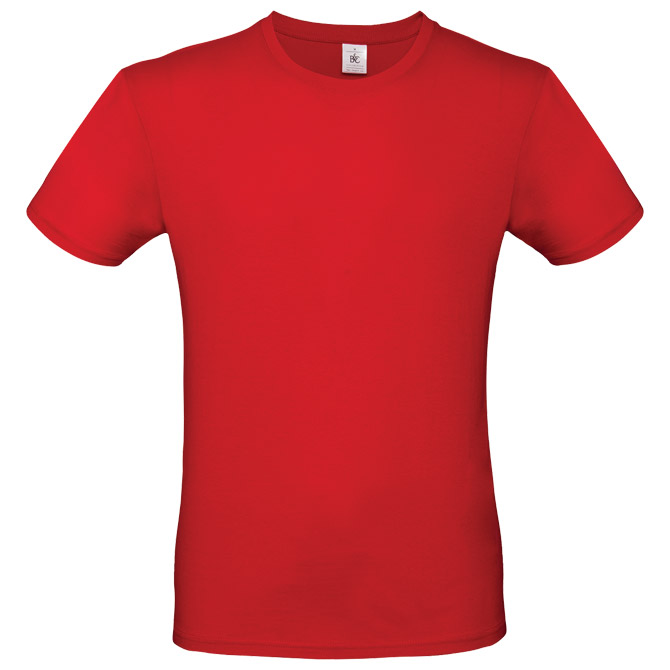 Majica kratki rukavi B&C #E150 crvena M Cijena