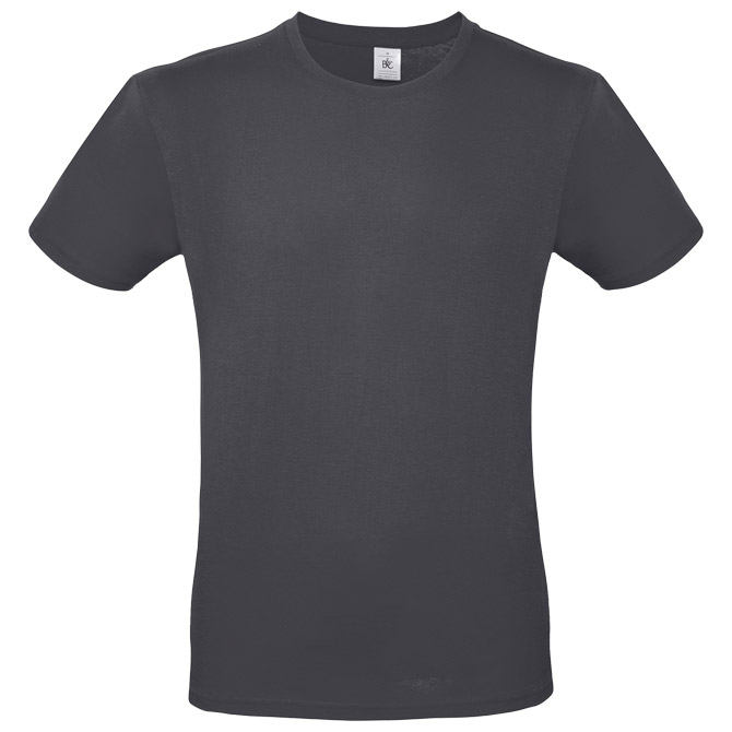 Majica kratki rukavi B&C #E190 tamno siva 2XL Cijena