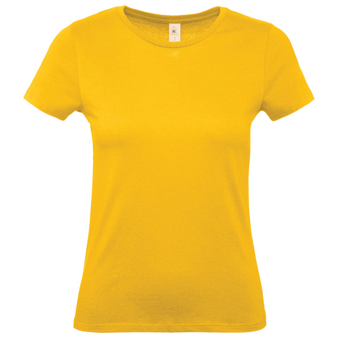 Majica kratki rukavi B&C #E150/women zlatna žuta S Cijena